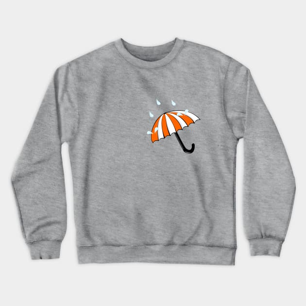 Under My Umbrella Crewneck Sweatshirt by traditionation